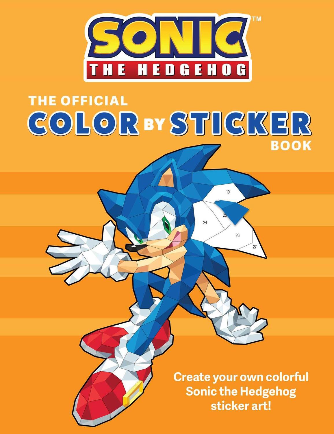 Cover: 9781647229016 | Sonic the Hedgehog: The Official Color by Sticker Book (Sonic...