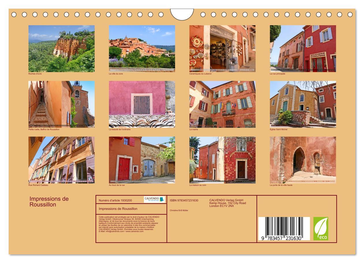 Bild: 9783457231630 | Impressions de Roussillon (Calendrier mural 2025 DIN A4 vertical),...