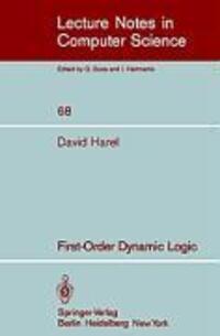 Cover: 9783540092377 | First-Order Dynamic Logic | D. Harel | Taschenbuch | Paperback | XII