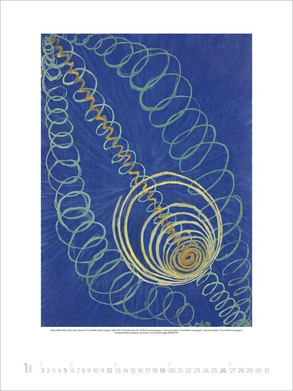 Bild: 9783731879718 | Hilma af Klint 2025 | Korsch Verlag | Kalender | Spiralbindung | 14 S.