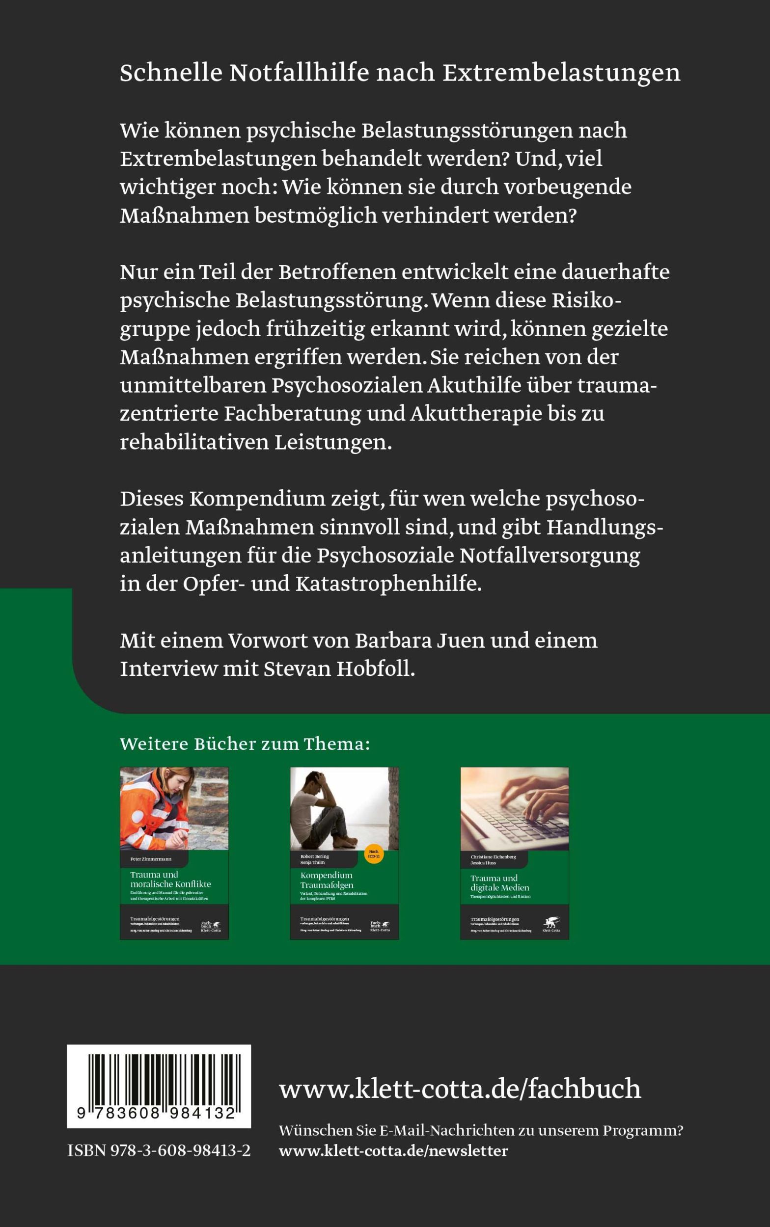 Rückseite: 9783608984132 | Kompendium Trauma und Akutintervention (Traumafolgestörungen, Bd. 5)