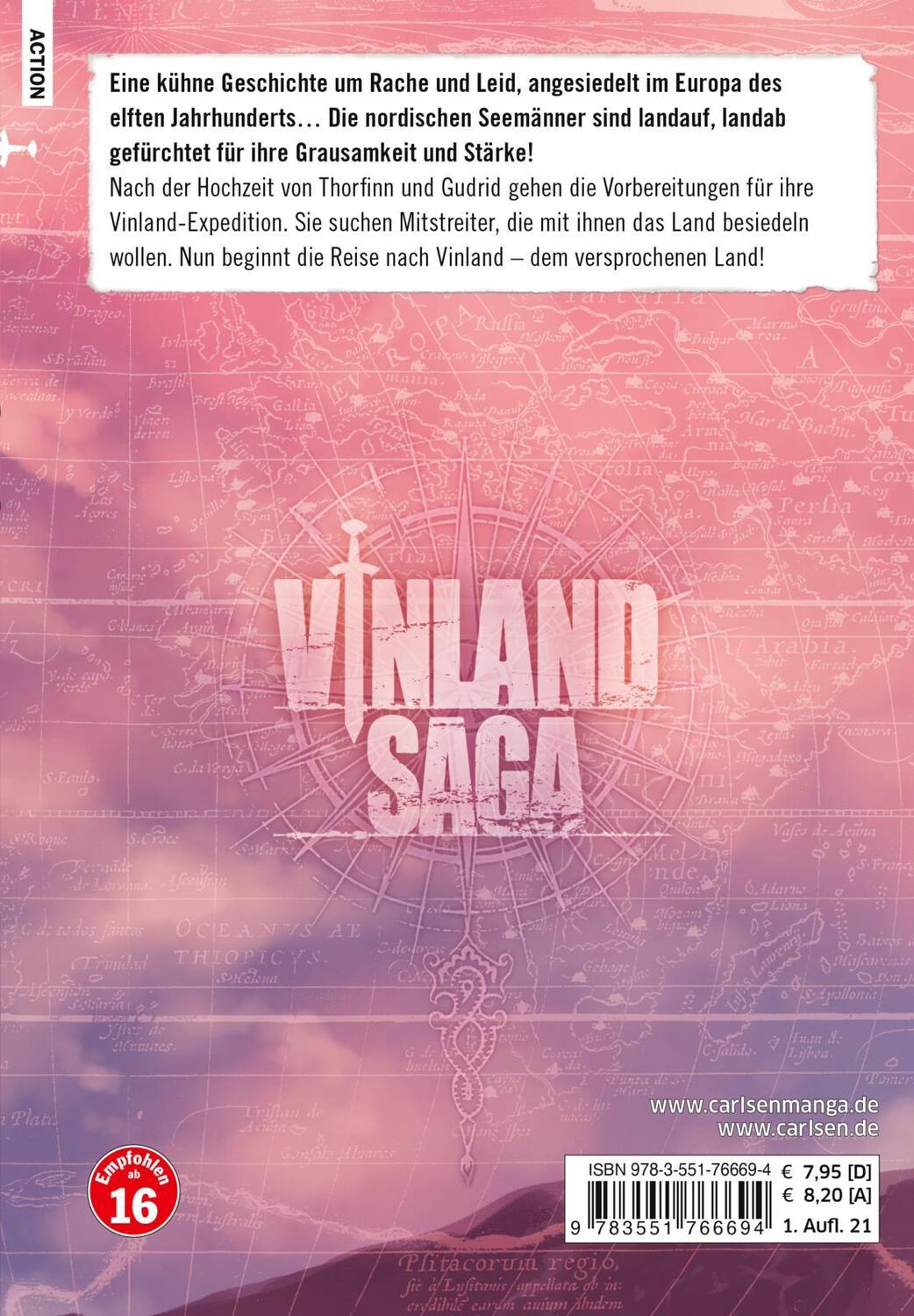 Rückseite: 9783551766694 | Vinland Saga 24 | Epischer History-Manga über die Entdeckung Amerikas!