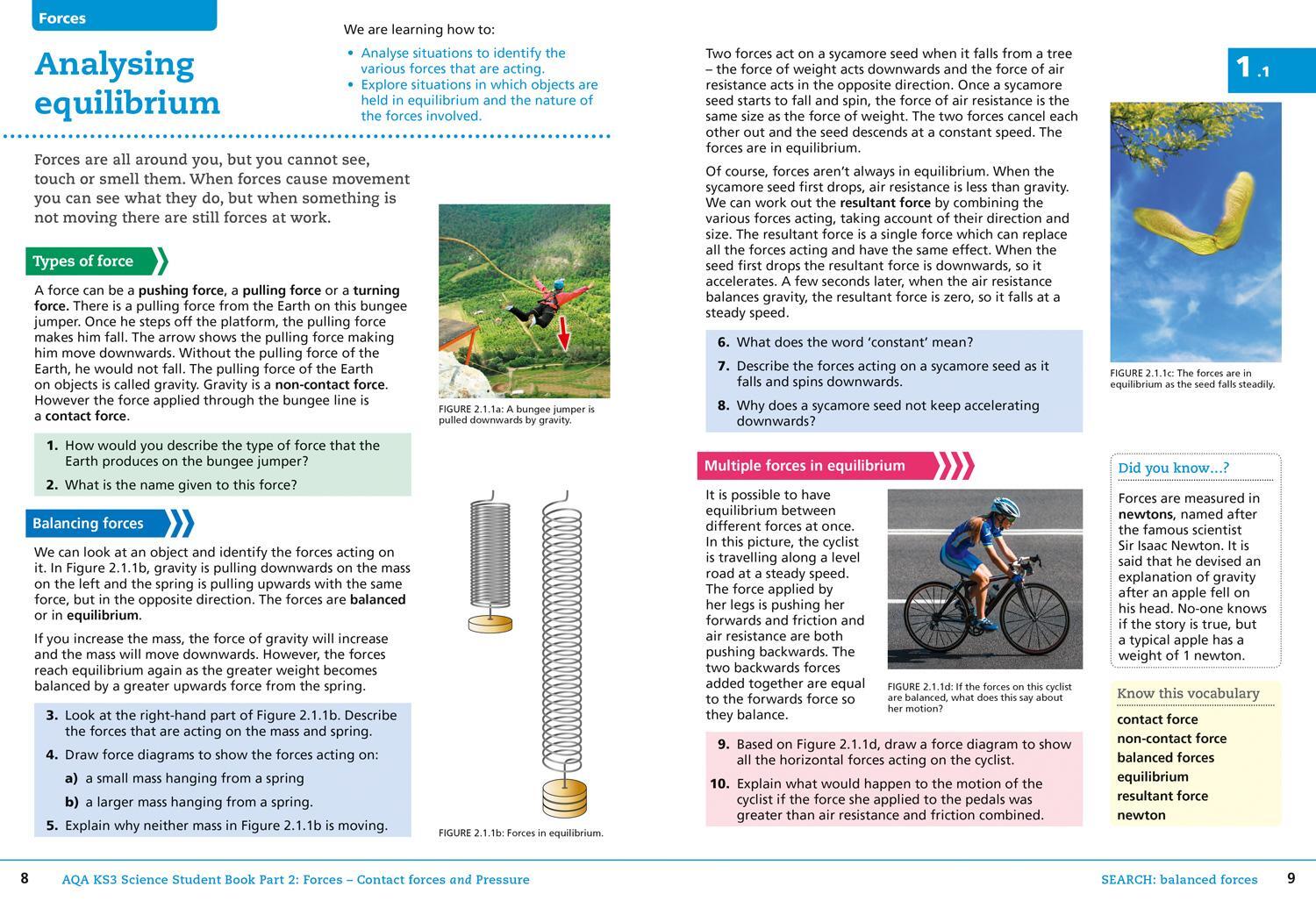 Bild: 9780008215293 | AQA KS3 Science Student Book Part 2 | Ed Walsh (u. a.) | Taschenbuch