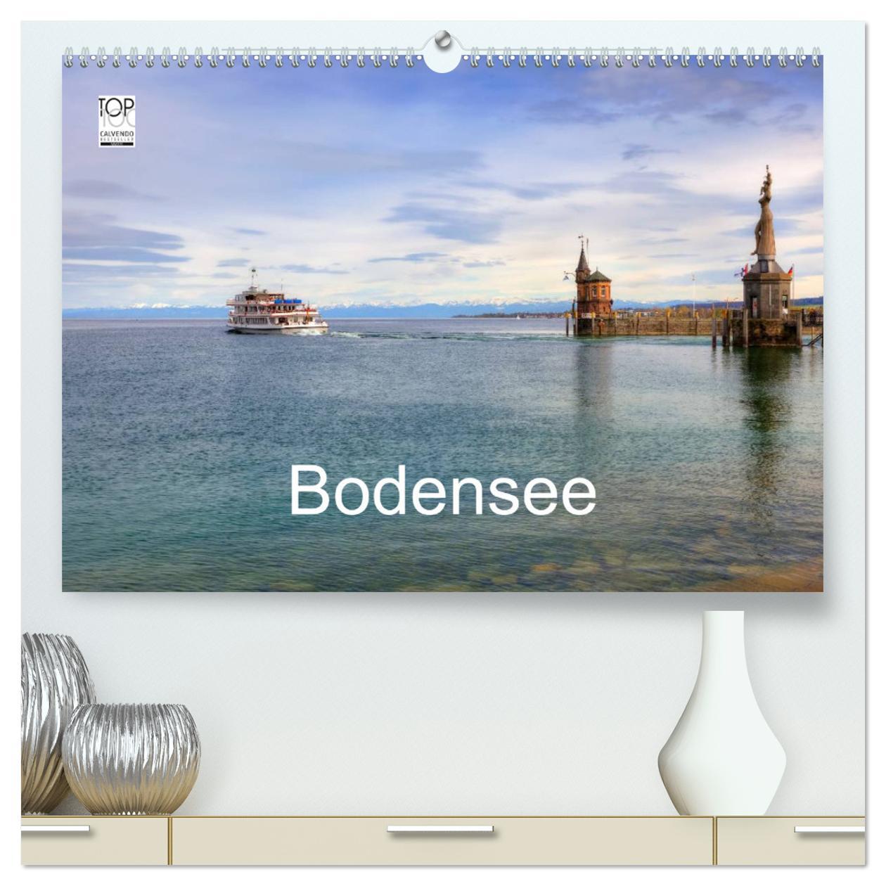 Cover: 9783435814275 | Bodensee (hochwertiger Premium Wandkalender 2025 DIN A2 quer),...