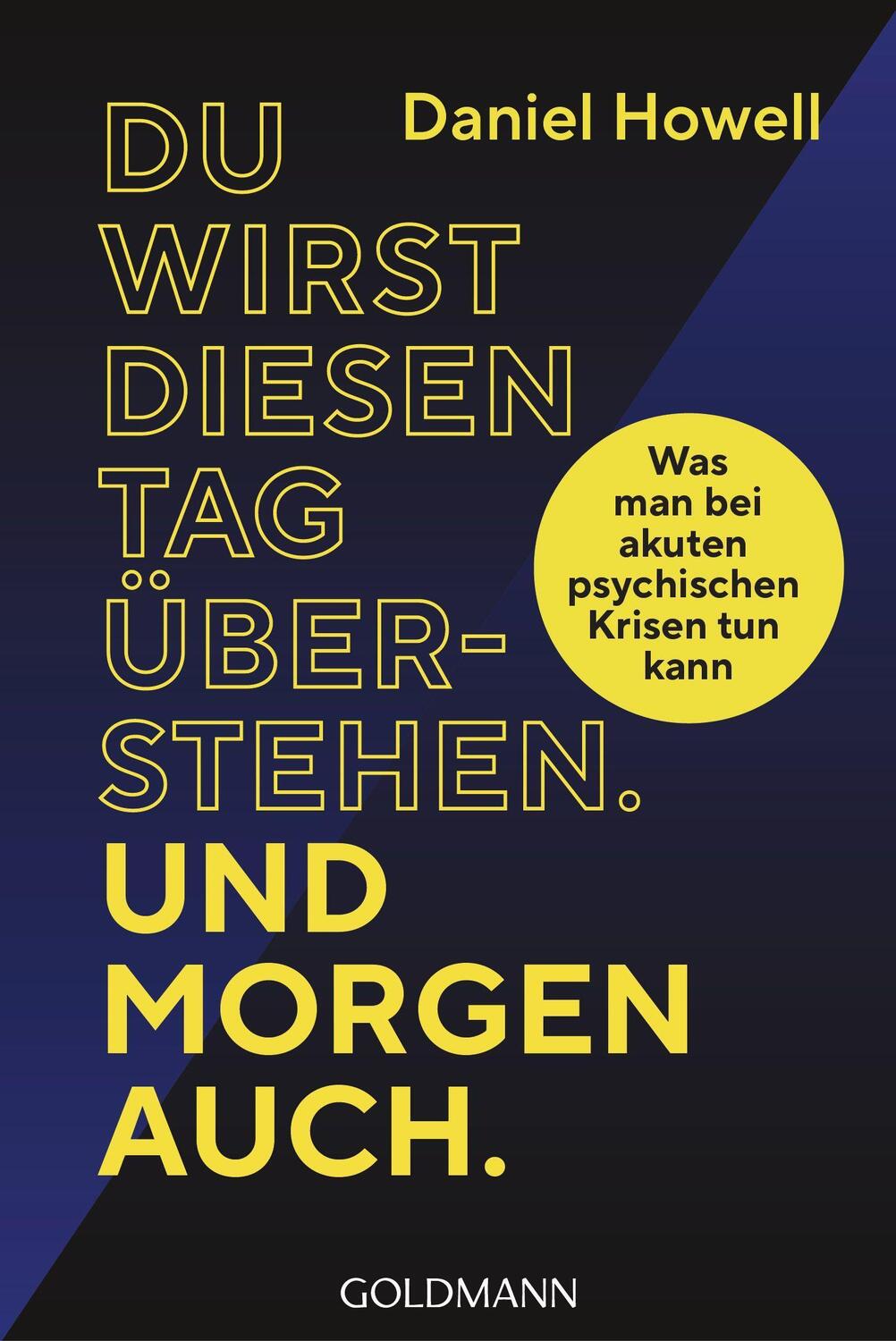 Cover: 9783442179619 | Du wirst diesen Tag überstehen. Und morgen auch. | Daniel Howell