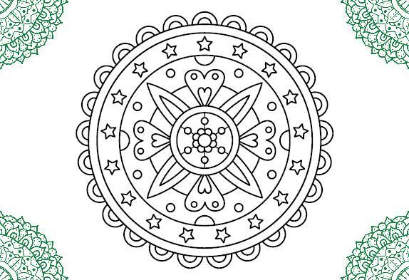 Bild: 9783817446735 | 50 Karten zum Ausmalen - Mandalas | Mitnehmen, gestalten, verschenken