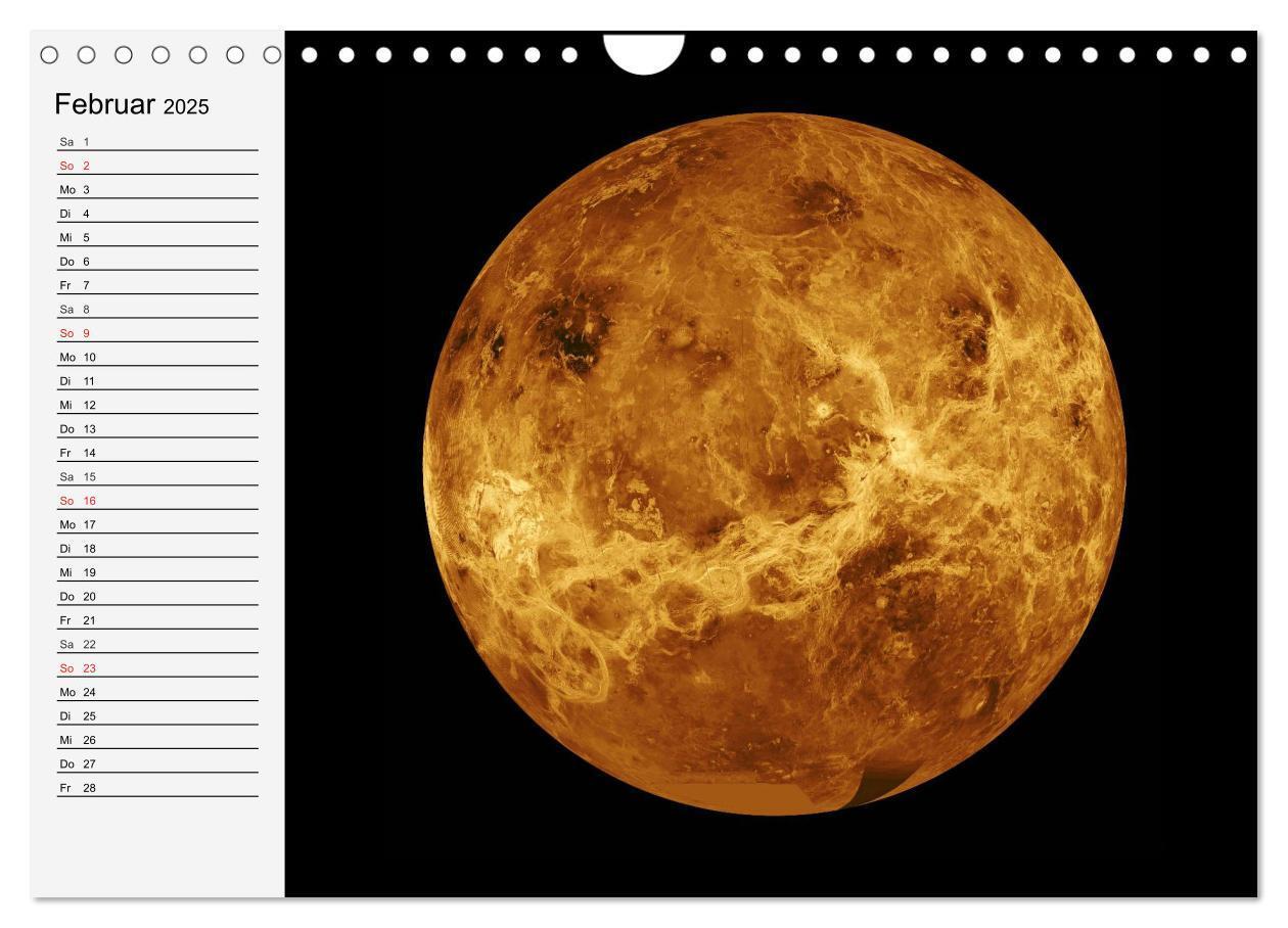 Bild: 9783435531134 | Sonne, Monde und Planeten (Wandkalender 2025 DIN A4 quer), CALVENDO...