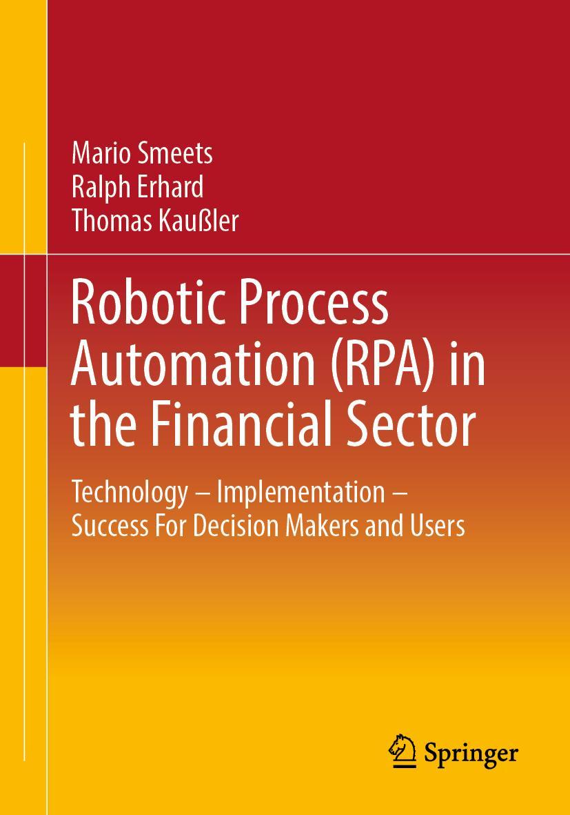 Cover: 9783658329730 | Robotic Process Automation (RPA) in the Financial Sector | Taschenbuch