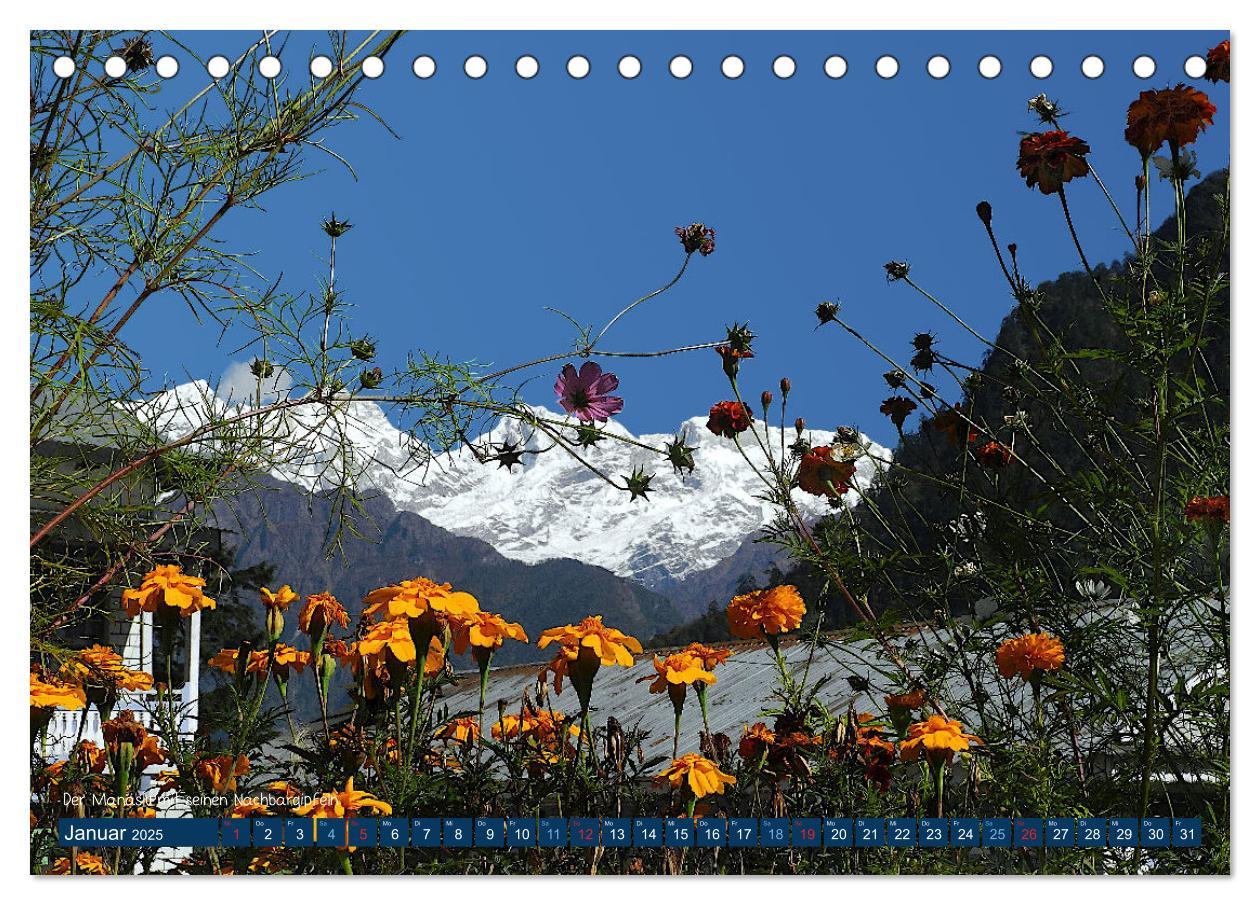 Bild: 9783435036875 | Der Annapurna Trek (Tischkalender 2025 DIN A5 quer), CALVENDO...