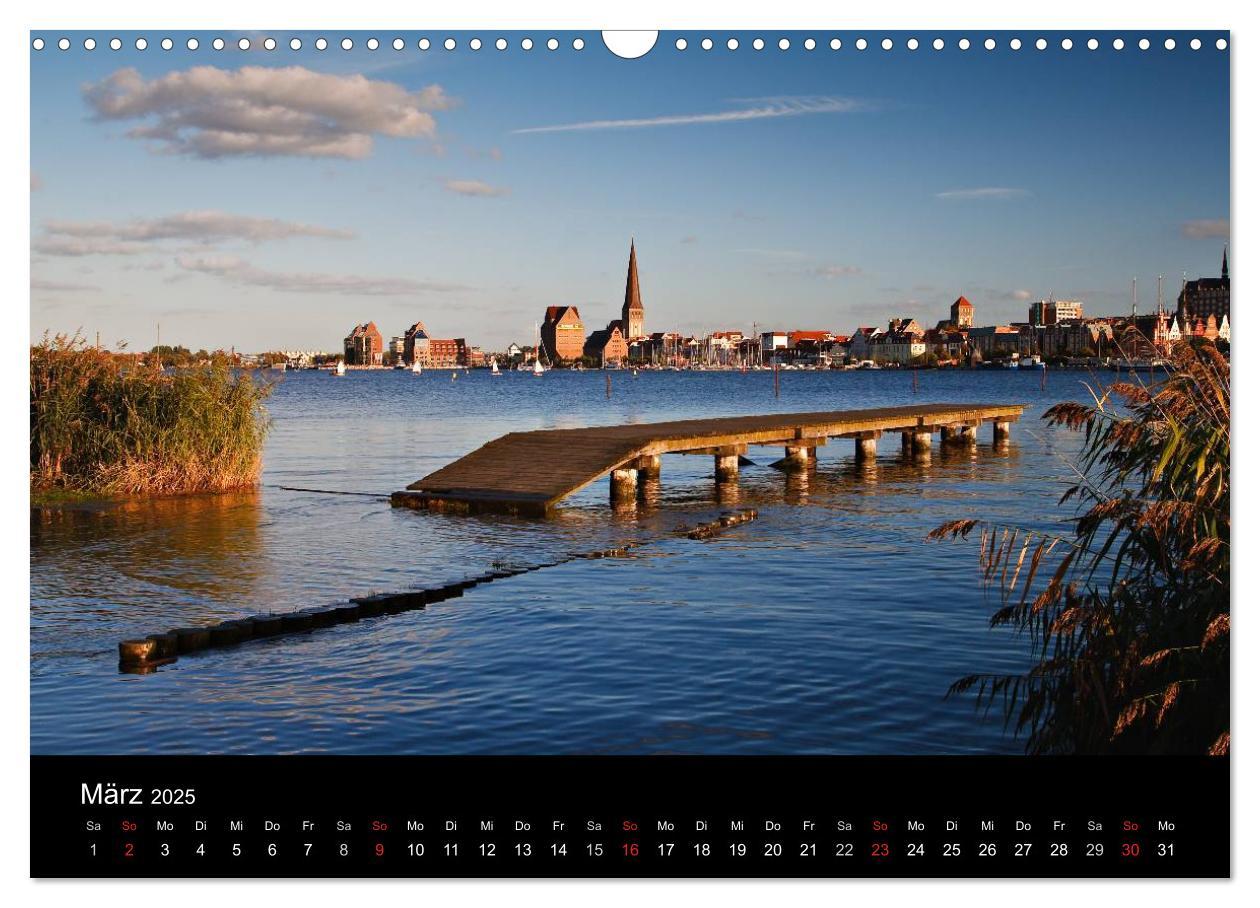 Bild: 9783435833320 | Rostock (Wandkalender 2025 DIN A3 quer), CALVENDO Monatskalender