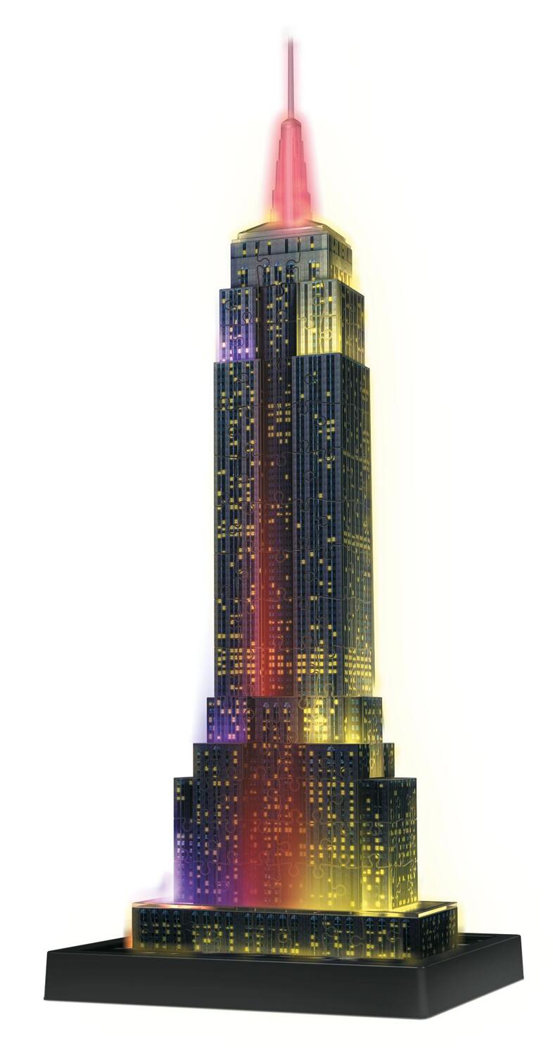 Bild: 4005556125661 | Empire State Building bei Nacht. 3D Puzzle 216 Teile | Spiel | 12566