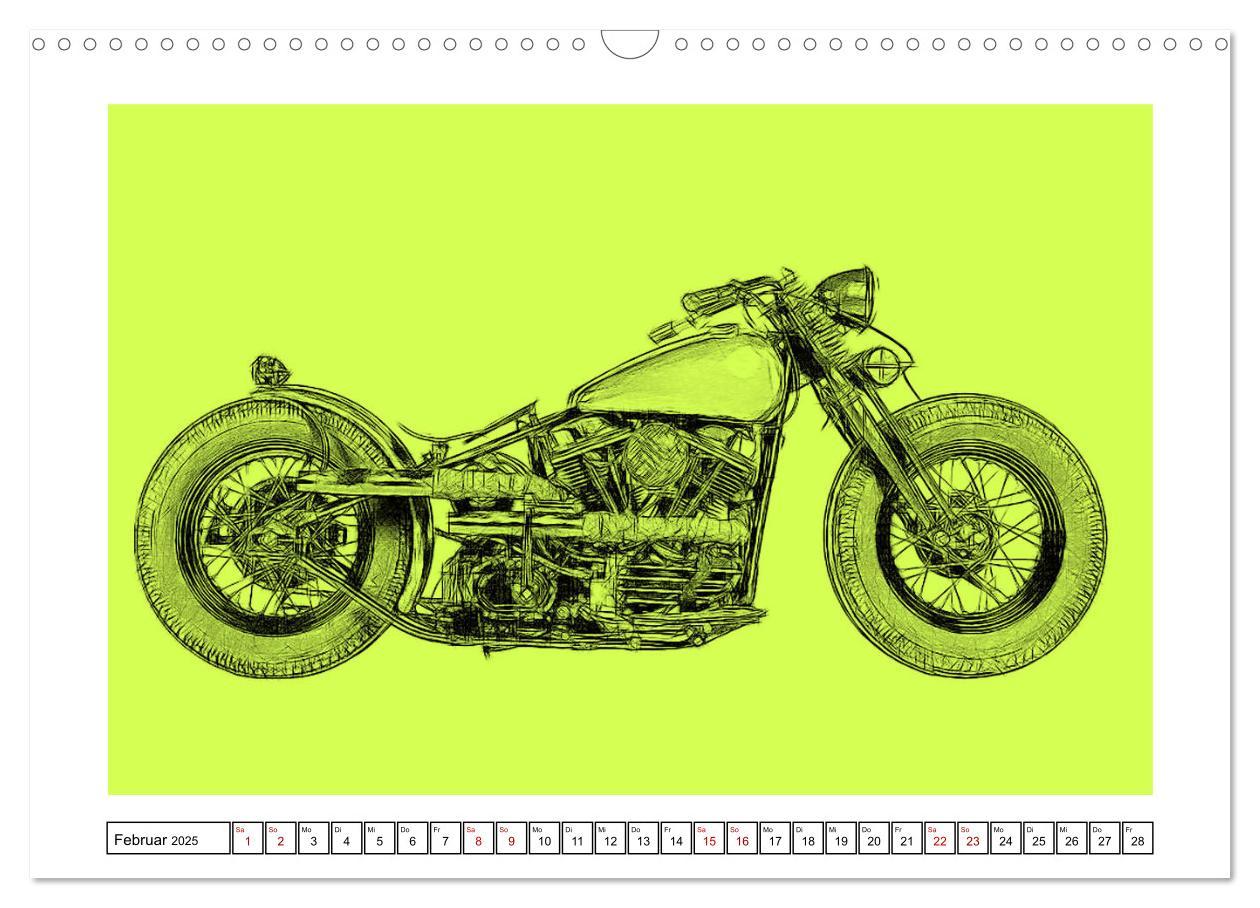 Bild: 9783435360246 | Motor Craft Motorräder (Wandkalender 2025 DIN A3 quer), CALVENDO...