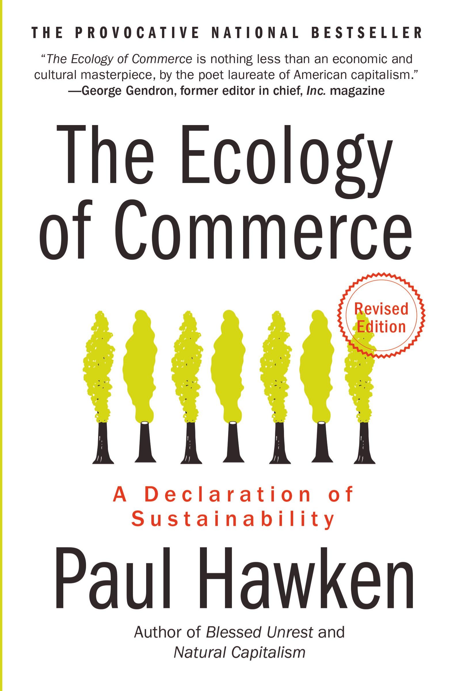 Cover: 9780061252792 | The Ecology of Commerce | A Declaration of Sustainability | Hawken