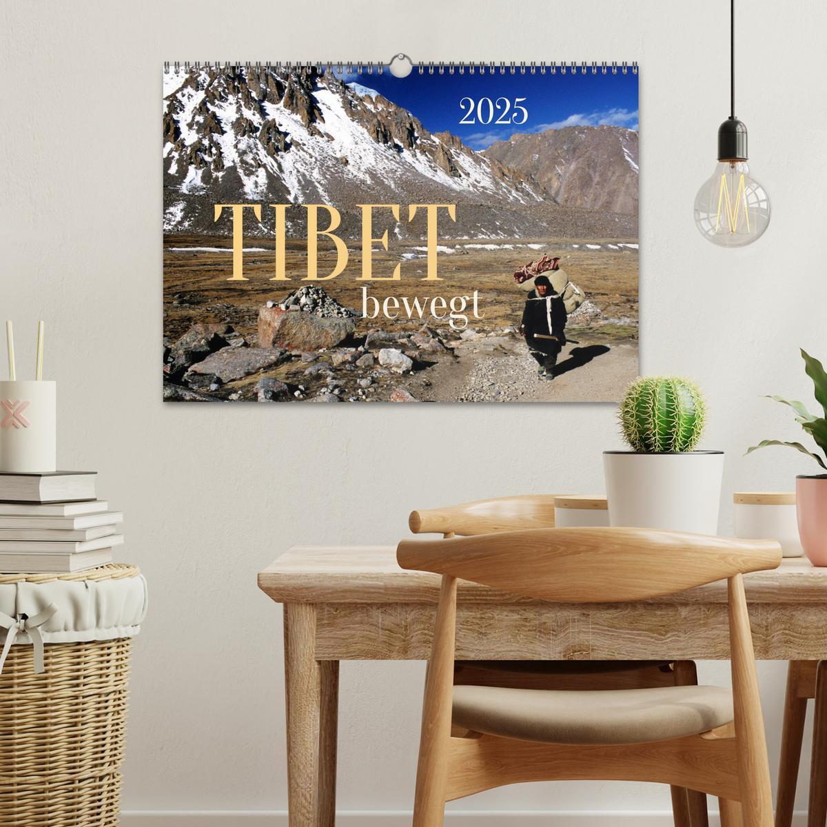 Bild: 9783383978265 | Tibet bewegt (Wandkalender 2025 DIN A3 quer), CALVENDO Monatskalender