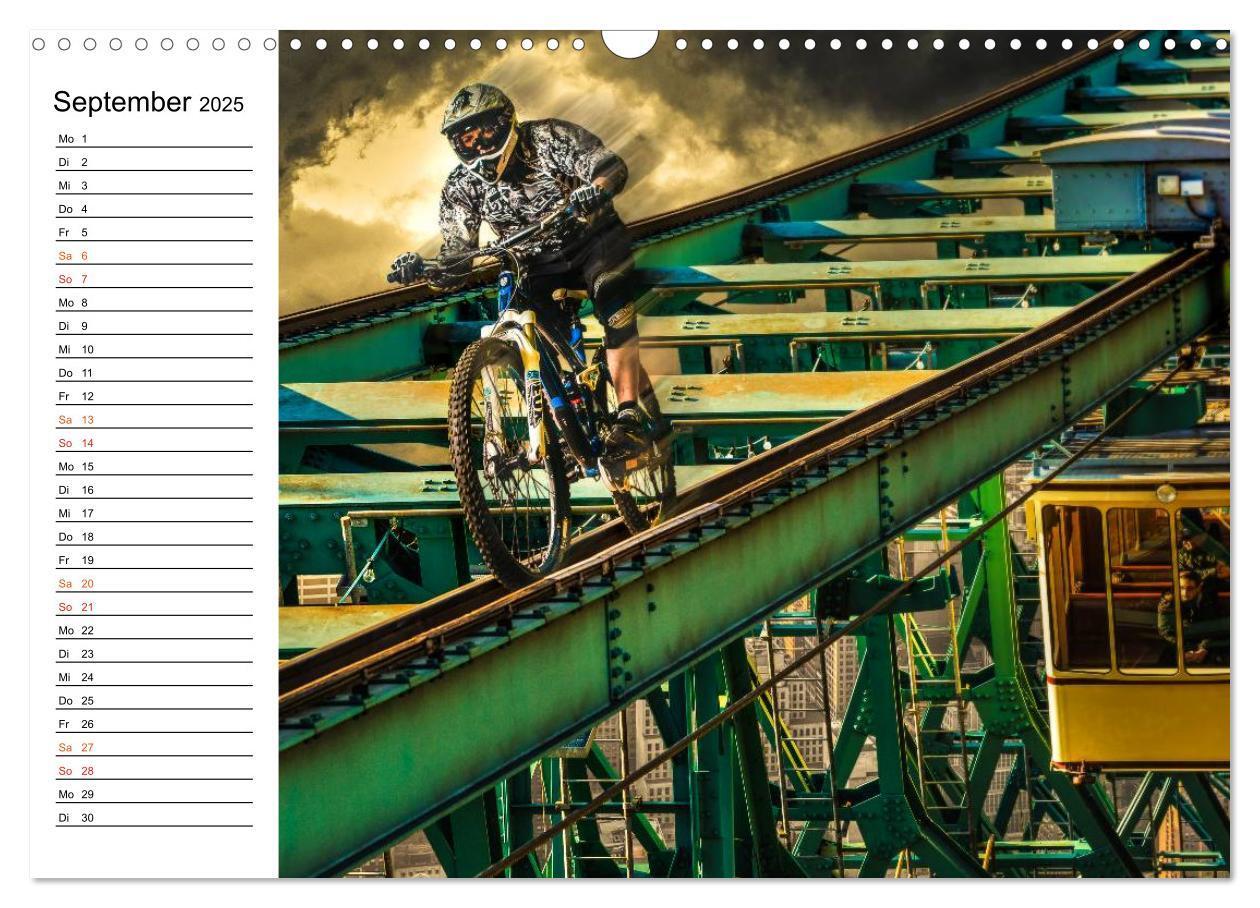 Bild: 9783435487806 | Mountainbike Trails (Wandkalender 2025 DIN A3 quer), CALVENDO...