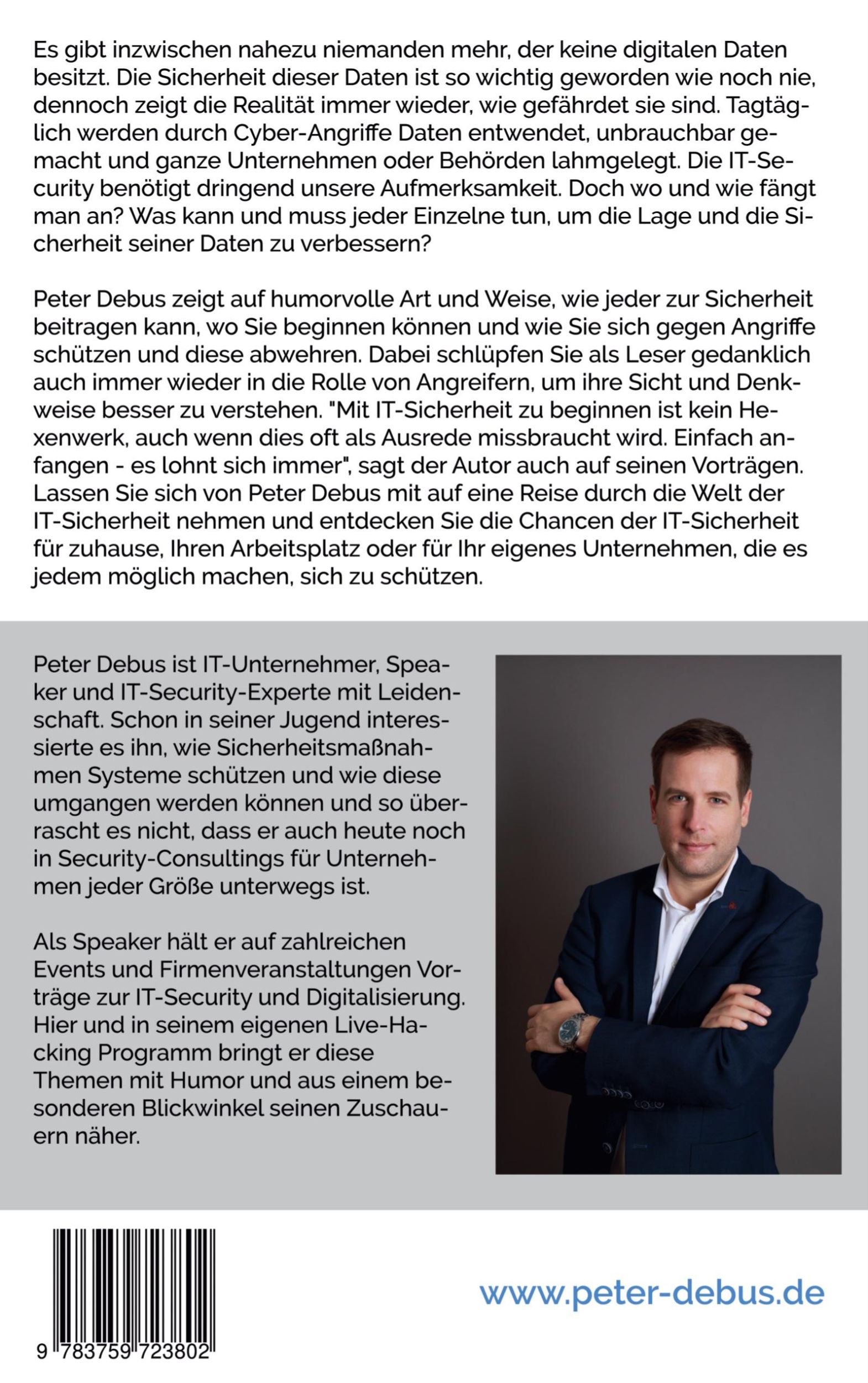 Rückseite: 9783759723802 | IT-Security - immerhin besser als Fußpilz | Peter Debus | Taschenbuch