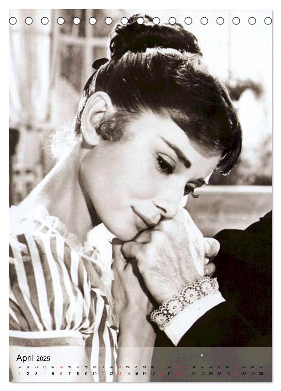 Bild: 9783457047057 | Hollywood-Diva - Audrey Hepburn (Tischkalender 2025 DIN A5 hoch),...