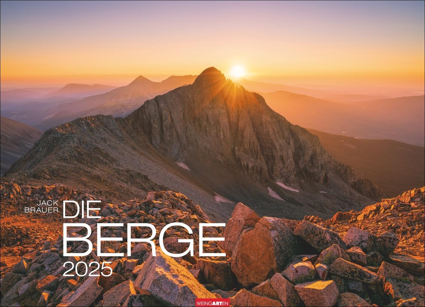 Cover: 9783839901076 | Die Berge Kalender 2025 | Jack Brauer | Kalender | Spiralbindung