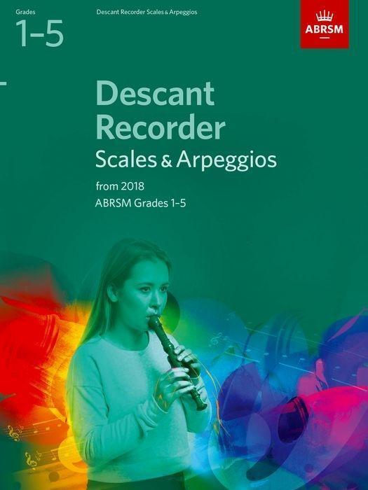 Cover: 9781848499119 | Descant Recorder Scales and Arpeggios | Grades 1-5 From 2018 | ABRSM