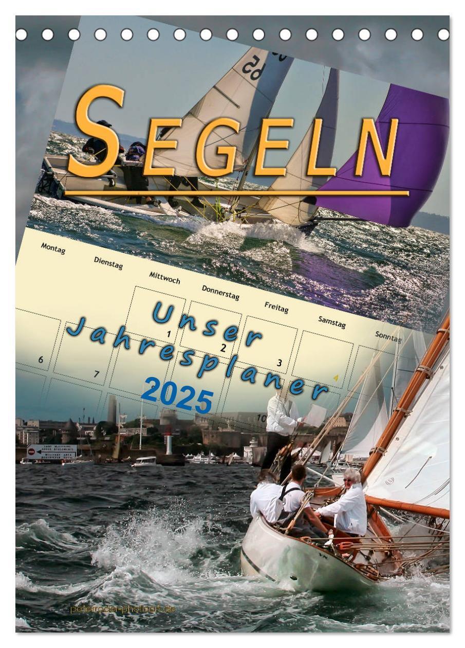 Cover: 9783457004678 | Segeln, unser Jahresplaner (Tischkalender 2025 DIN A5 hoch),...