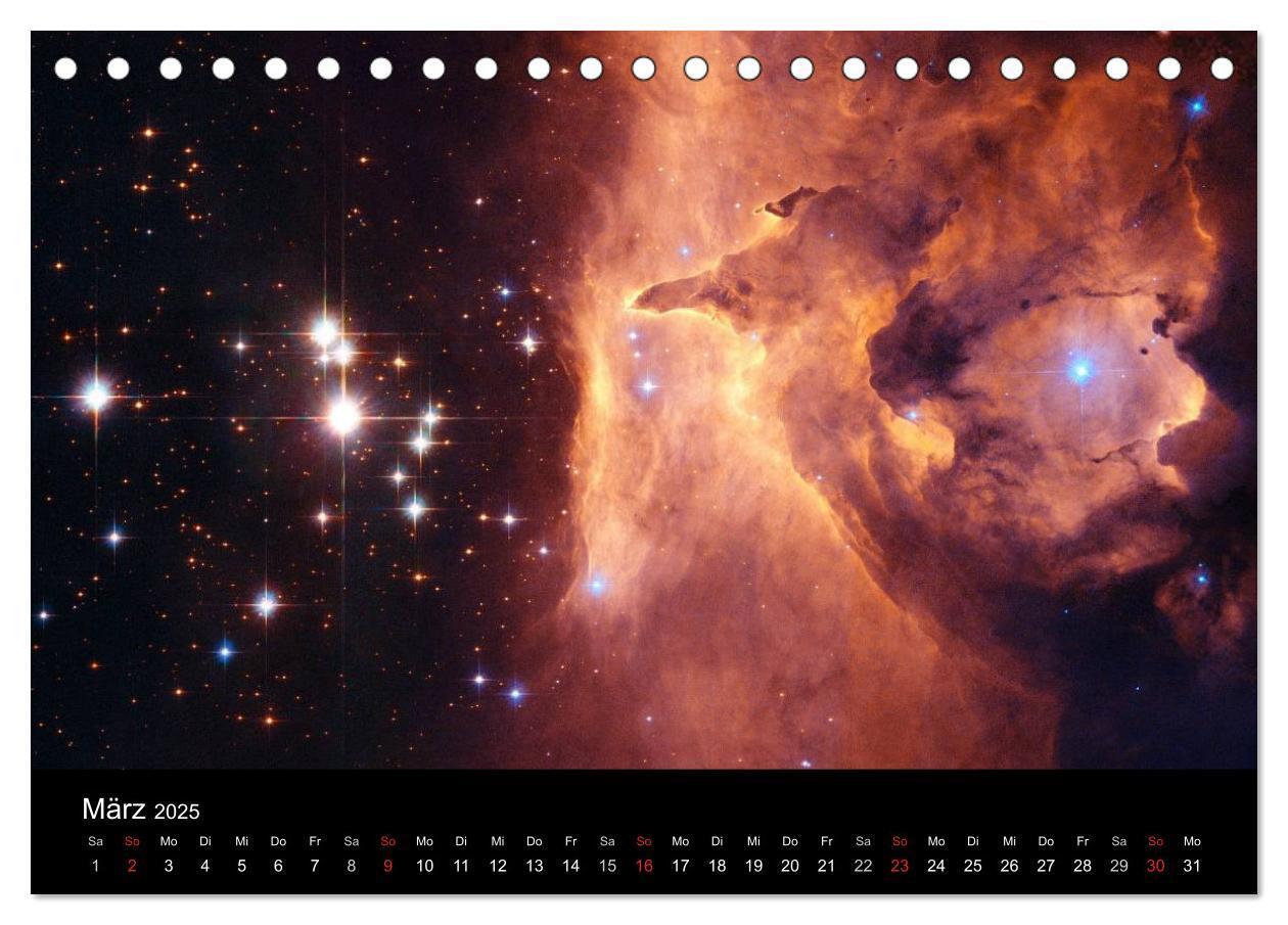 Bild: 9783435484966 | Der Weltraum. Spektakuläre Gasnebel und Galaxien (Tischkalender...