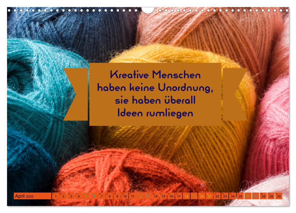 Bild: 9783383933066 | WOLLE Stricken ist eine Passion (Wandkalender 2025 DIN A3 quer),...