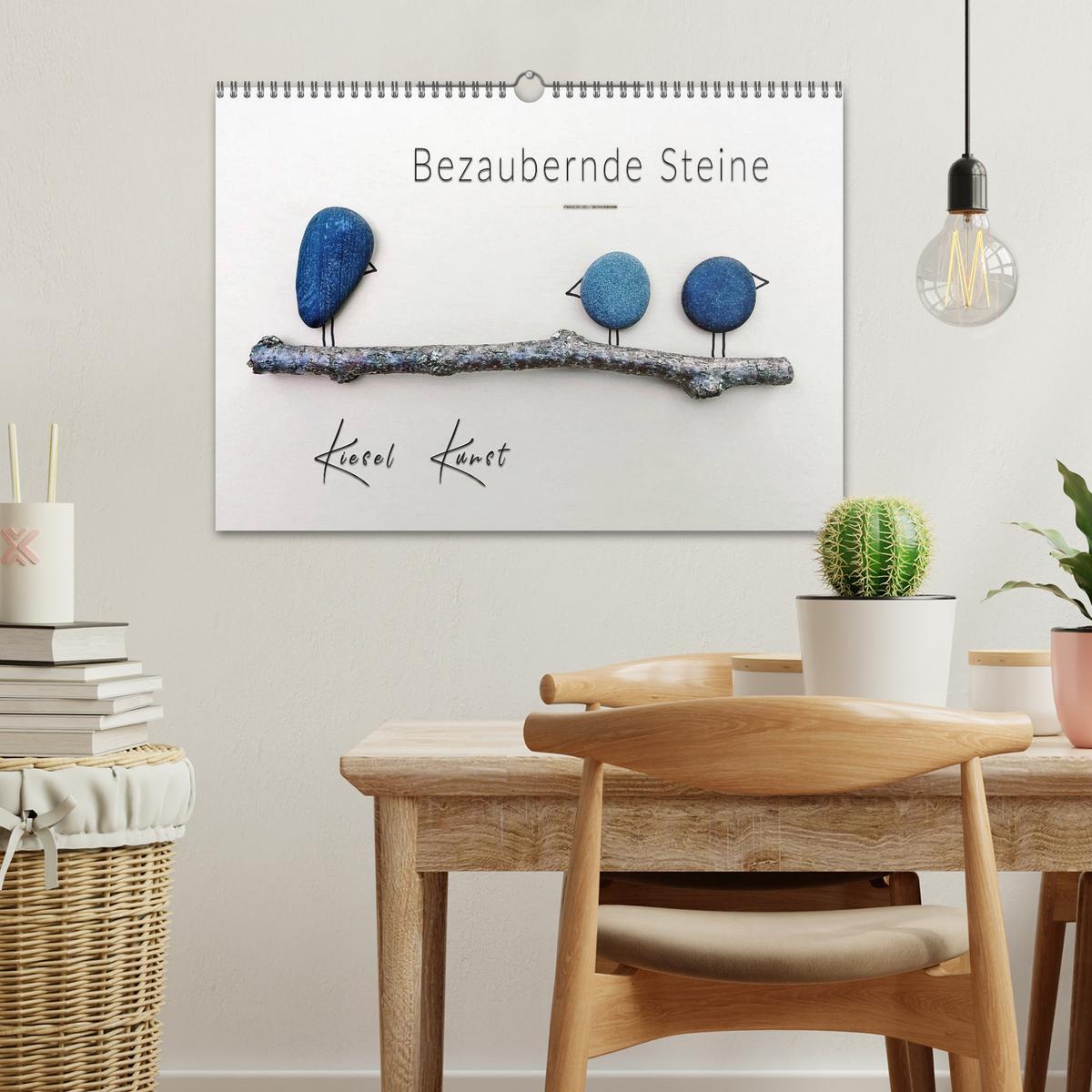 Bild: 9783435163557 | Bezaubernde Steine - Kieselkunst (Wandkalender 2025 DIN A3 quer),...