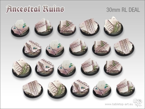 Cover: 610098489979 | Ancestral Ruins Bases - 30mm Round Lip DEAL (20) | deutsch