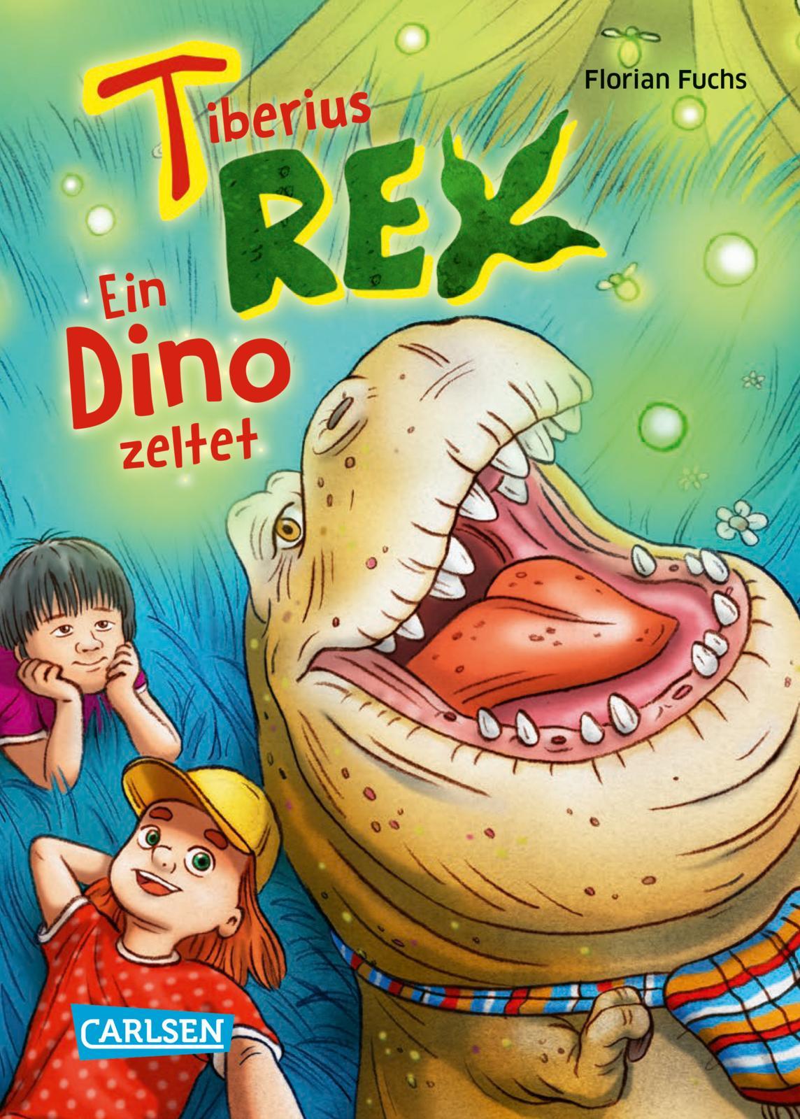 Cover: 9783551654298 | Tiberius Rex 3: Ein Dino zeltet | Florian Fuchs | Buch | Tiberius Rex