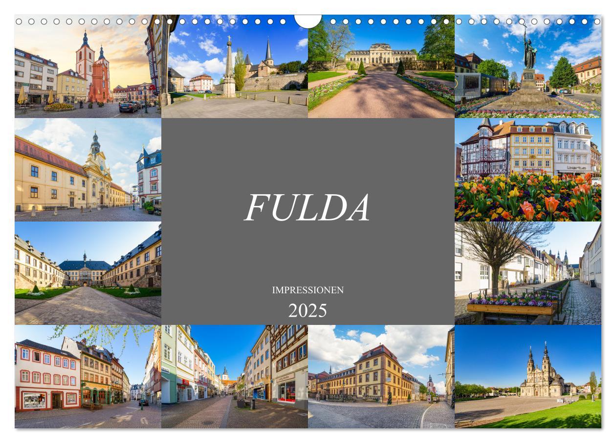 Cover: 9783435062928 | Fulda Impressionen (Wandkalender 2025 DIN A3 quer), CALVENDO...