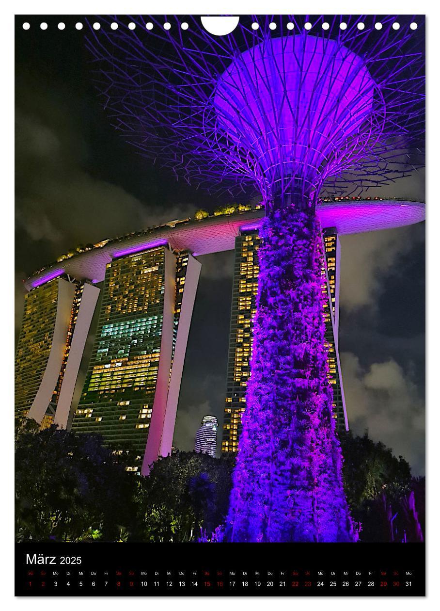 Bild: 9783457225370 | Singapur - Faszinierende Lichterwelt Marina Bay (Wandkalender 2025...