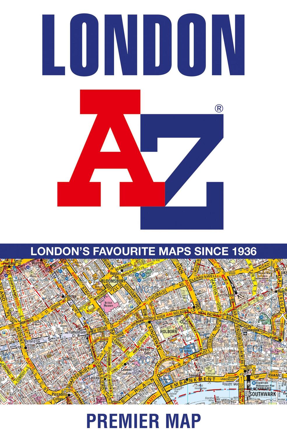 Cover: 9780008581763 | London A-Z Premier Map | A-Z Maps | (Land-)Karte | Karte/Landkarte