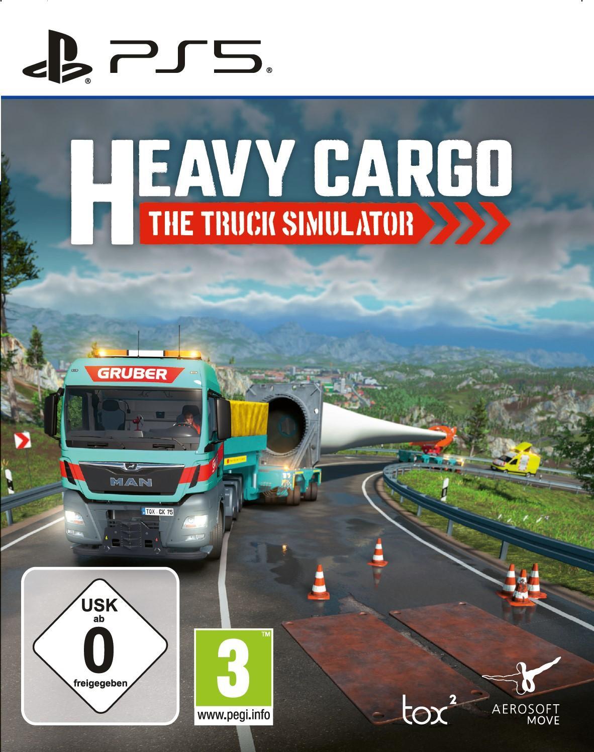 Cover: 4015918163330 | Heavy Cargo - The Truck Simulator (PlayStation PS5) | Blu-ray Disc