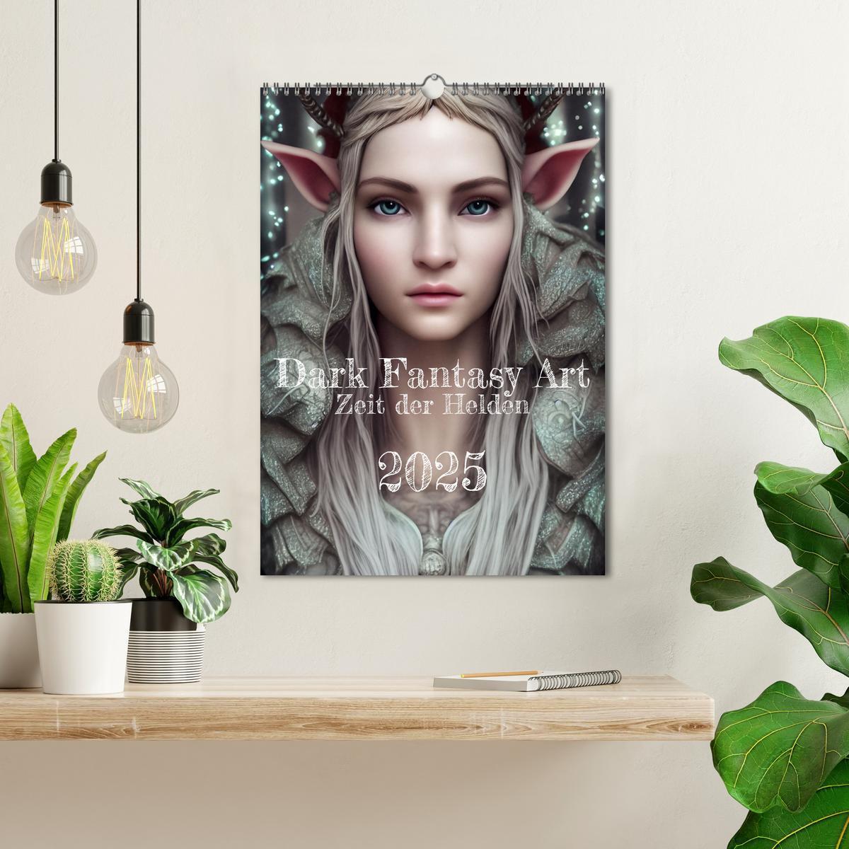 Bild: 9783435889525 | Dark Fantasy Art - Zeit der Helden (Wandkalender 2025 DIN A3 hoch),...