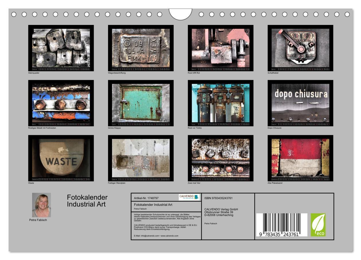 Bild: 9783435243761 | Fotokalender Industrial Art (Wandkalender 2025 DIN A4 quer),...