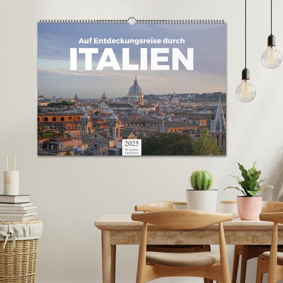 Bild: 9783435161041 | Auf Entdeckungsreise durch Italien (Wandkalender 2025 DIN A2 quer),...