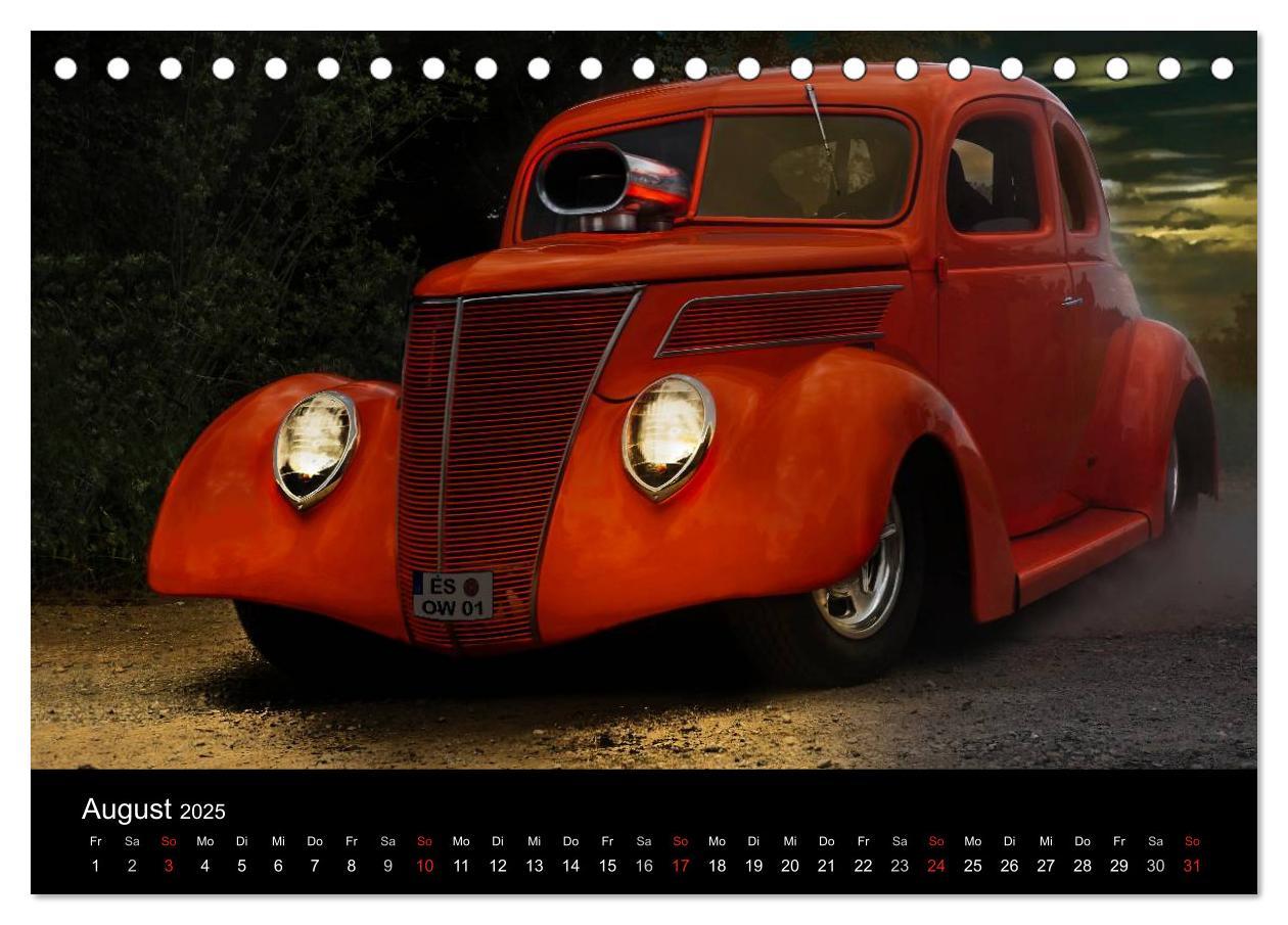 Bild: 9783435770182 | Außergewöhnliche Autos - Hot Rods (Tischkalender 2025 DIN A5 quer),...