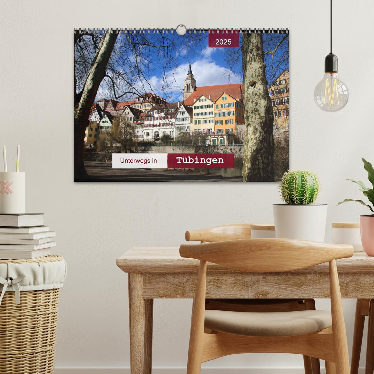 Bild: 9783435328369 | Unterwegs in Tübingen (Wandkalender 2025 DIN A3 quer), CALVENDO...