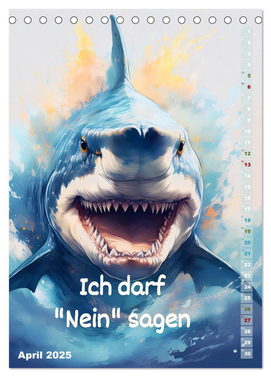 Bild: 9783457164532 | Ich bin stark - Ein tierischer Affirmationskalender (Tischkalender...