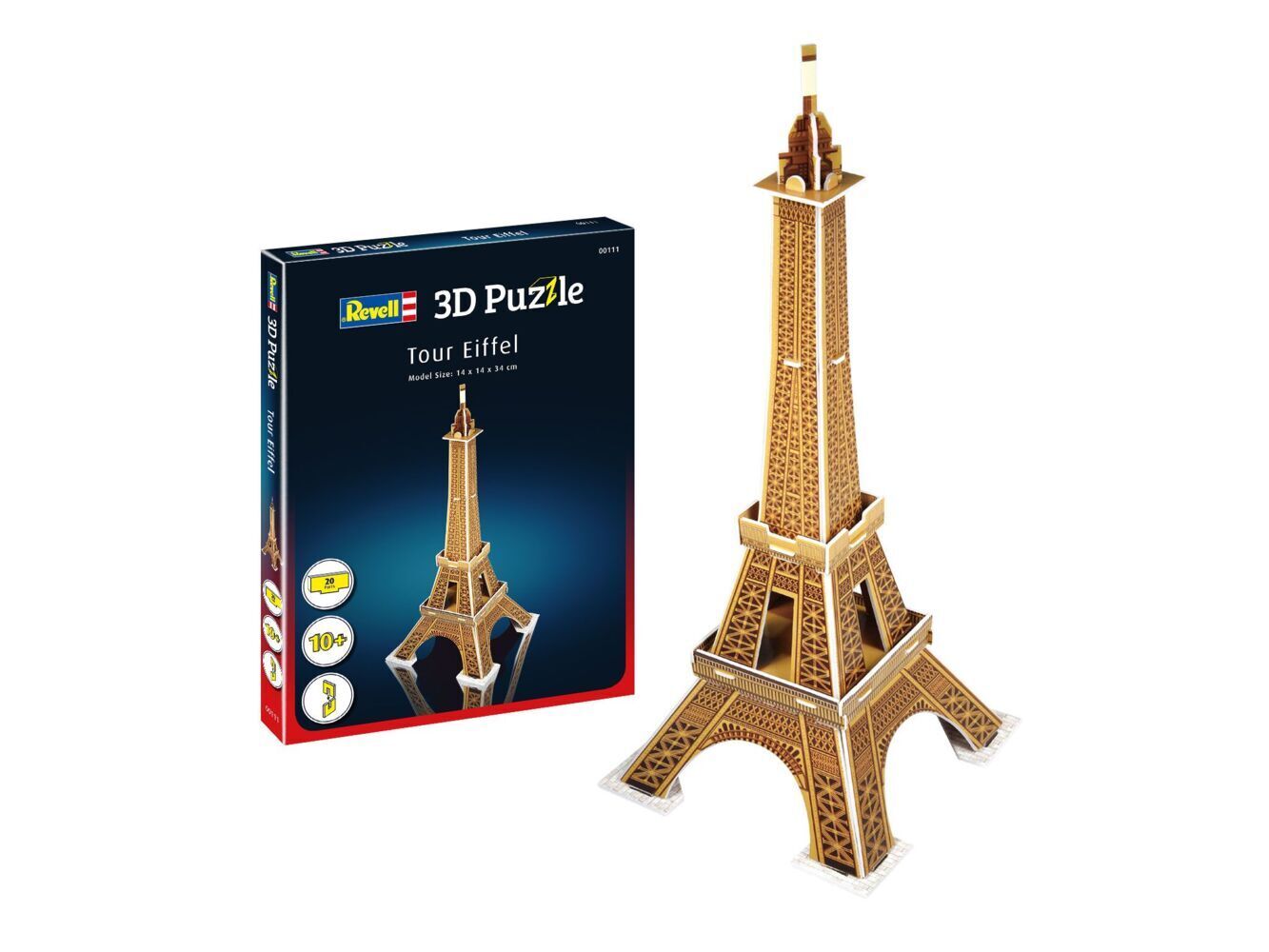 Cover: 4009803895352 | Revell Eiffelturm 3D (Puzzle) | Spiel | In Spielebox | 2020 | Revell