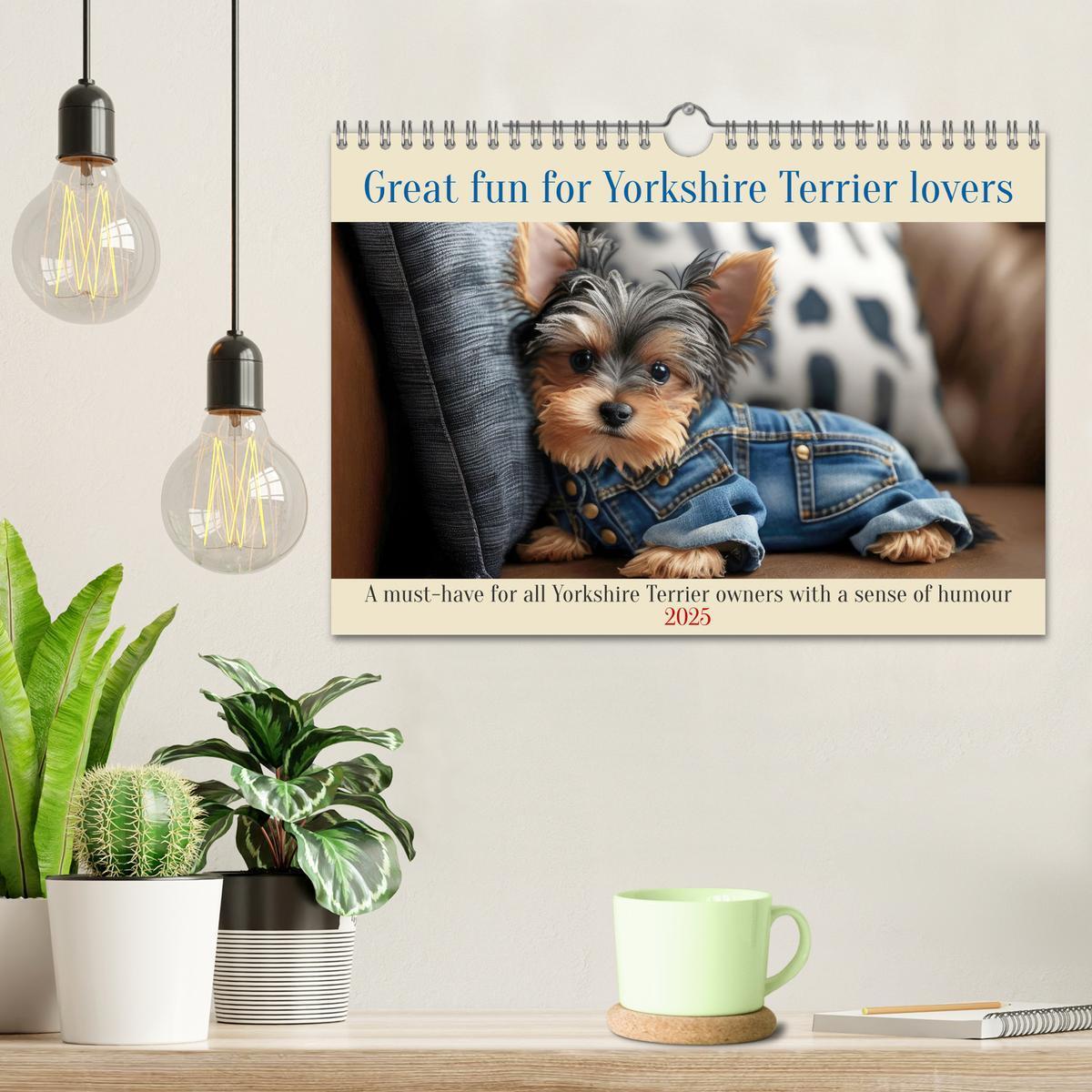 Bild: 9781325986002 | Great fun for Yorkshire Terrier lovers (Wall Calendar 2025 DIN A4...