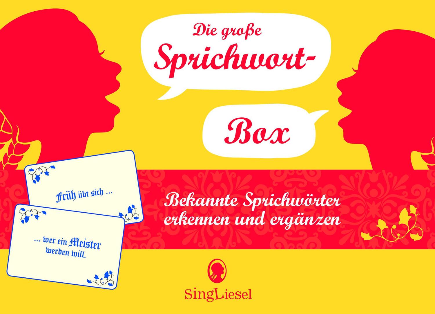 Cover: 4280000809254 | Die große Sprichwort-Box | Bekannte Sprichwörter erkennen und ergänzen