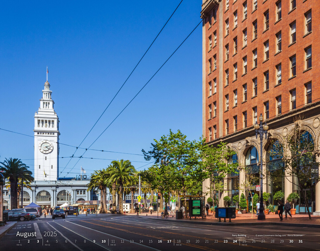 Bild: 9783862923304 | San Francisco 2025 Großformat-Kalender 58 x 45,5 cm | Linnemann Verlag