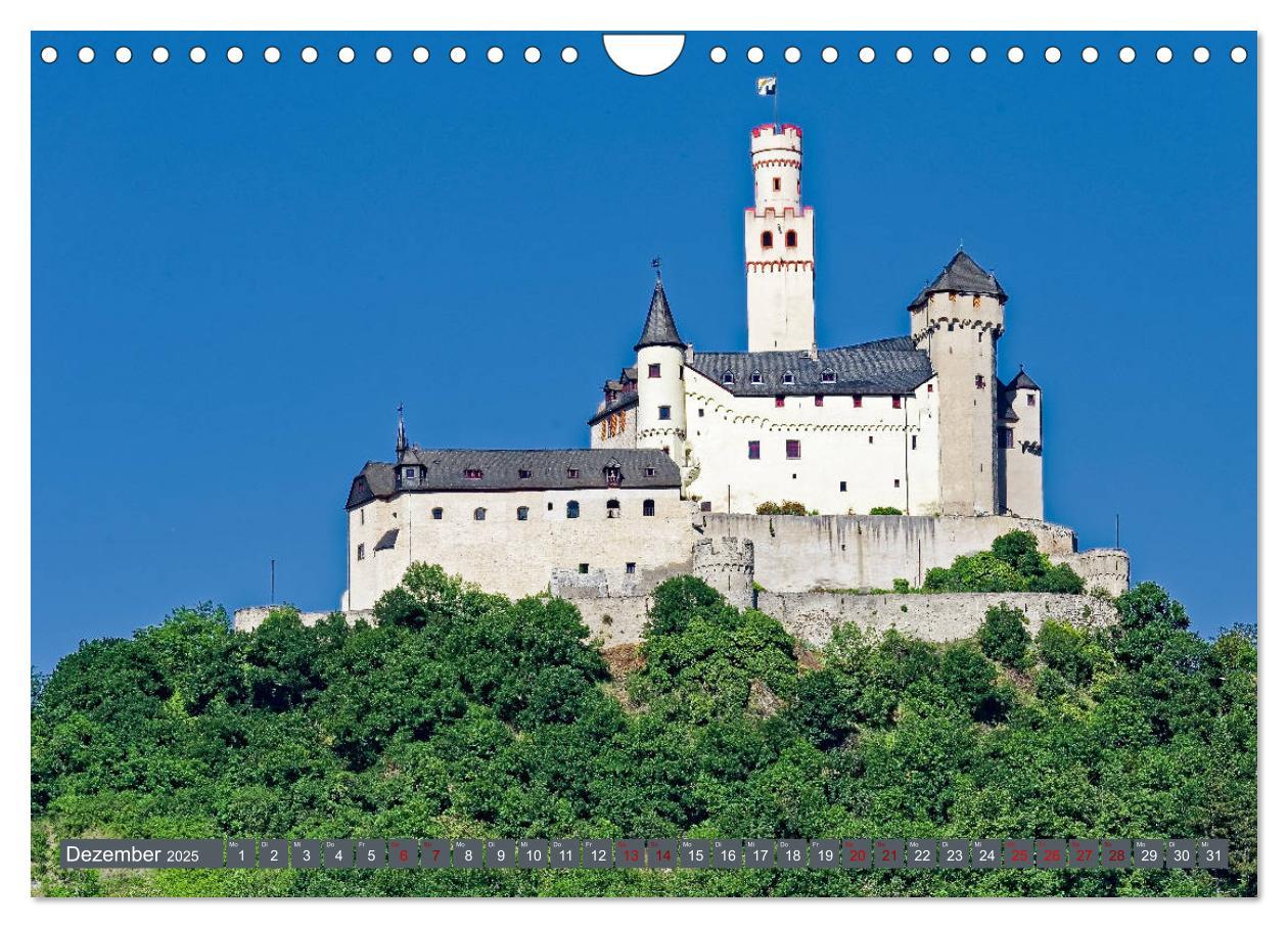 Bild: 9783435362394 | Burgen der Rheinromantik (Wandkalender 2025 DIN A4 quer), CALVENDO...