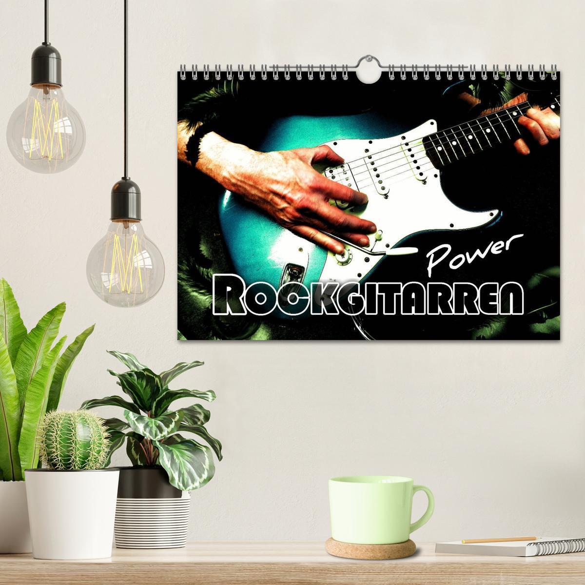 Bild: 9783435570416 | Rockgitarren Power (Wandkalender 2025 DIN A4 quer), CALVENDO...