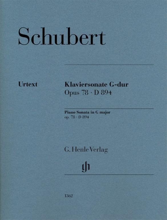 Cover: 9790201813622 | Schubert, Franz - Klaviersonate G-dur op. 78 D 894 | Dominik Rahmer