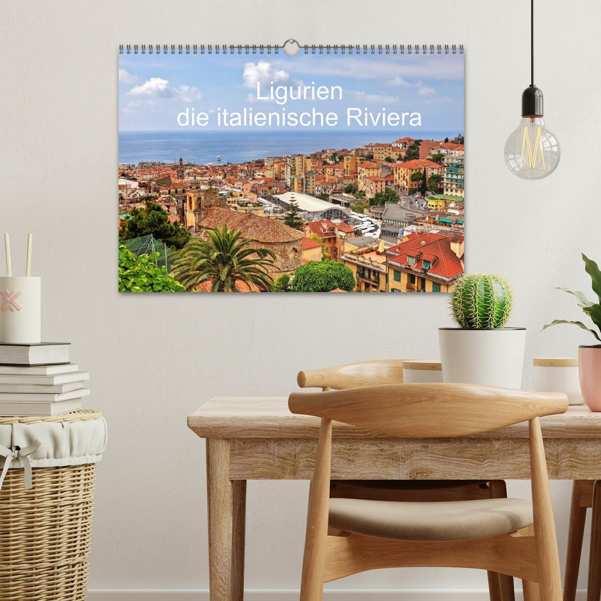 Bild: 9783435826698 | Ligurien - die italienische Riviera (Wandkalender 2025 DIN A3...