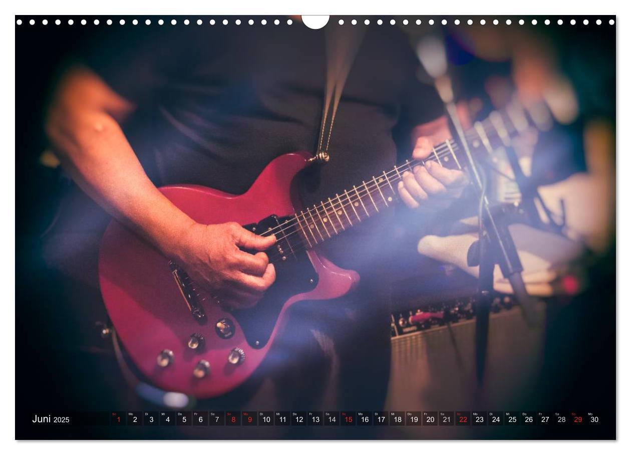 Bild: 9783435574001 | Gitarren - Live (Wandkalender 2025 DIN A3 quer), CALVENDO...