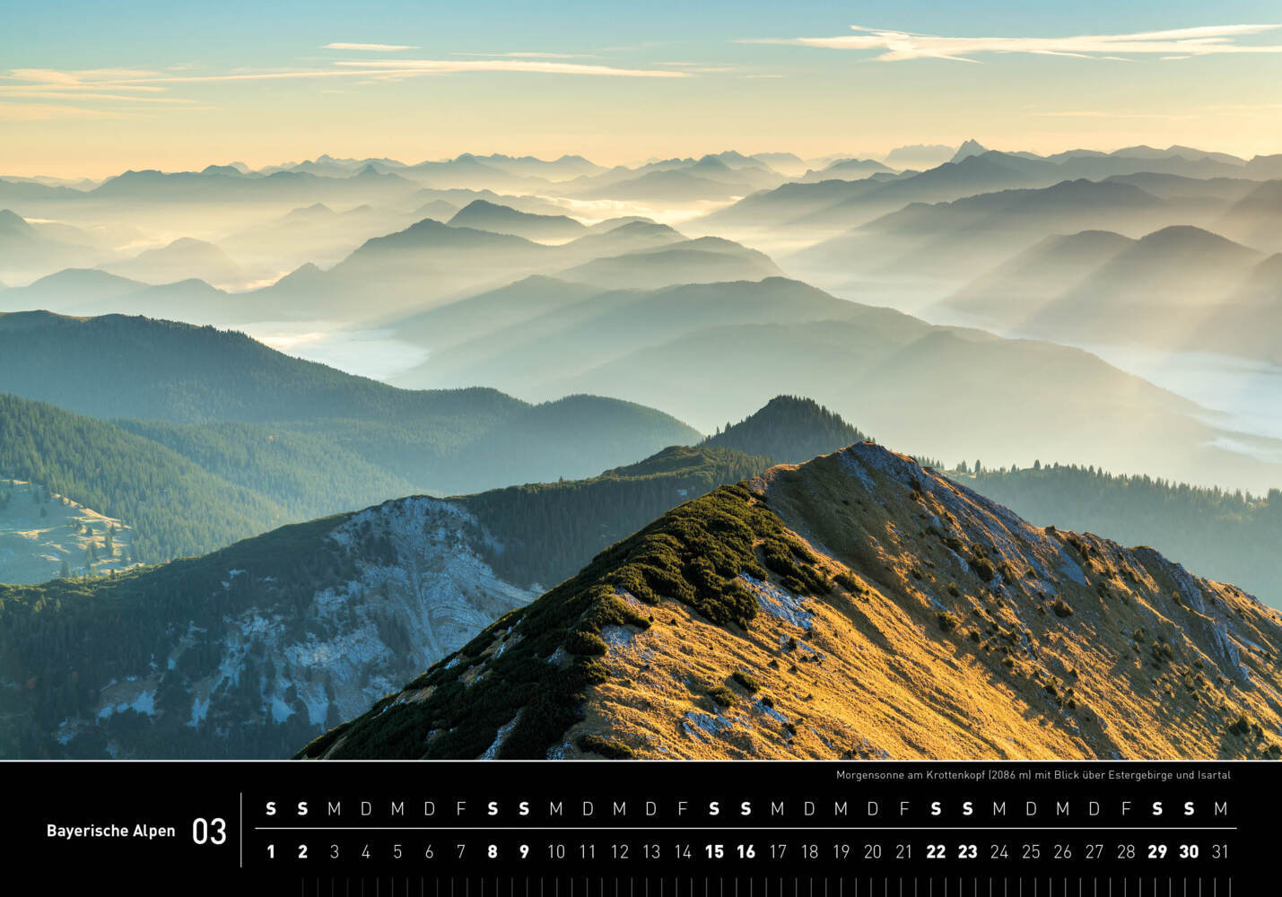 Bild: 9783968555423 | 360° Bayerische Alpen Premiumkalender 2025 | Christian Bäck | Kalender