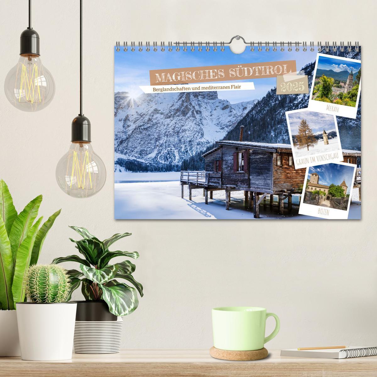 Bild: 9783457153529 | MAGISCHES SÜDTIROL (Wandkalender 2025 DIN A4 quer), CALVENDO...